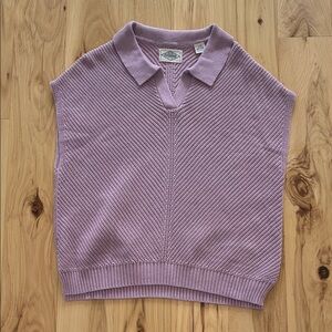 Weatherproof Knit Lavendar Pink Vest Sweater Size L